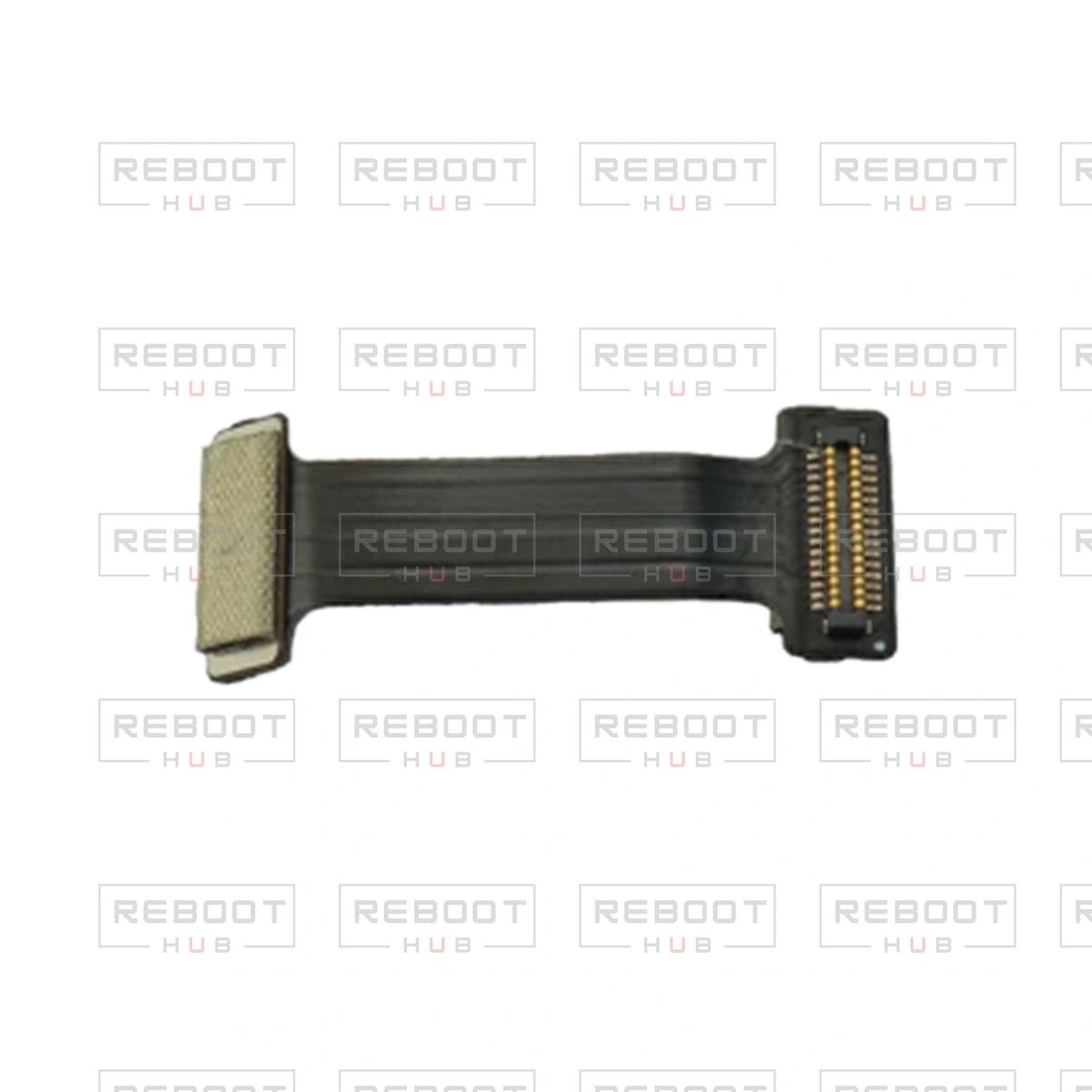 OEM-pulled DJI Air 3 ESC Flexible Flat Cable on white with Reboot Hub watermark overlay — view 6