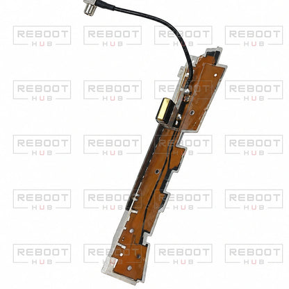 DJI Air 3 4G Antenna Left close detail view on white with Reboot Hub watermark overlay