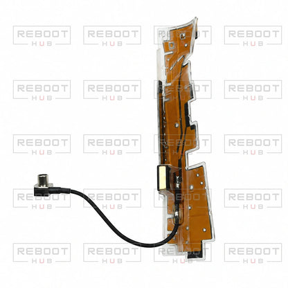 DJI Air 3S 4G Antenna Left close detail view on white with Reboot Hub watermark overlay