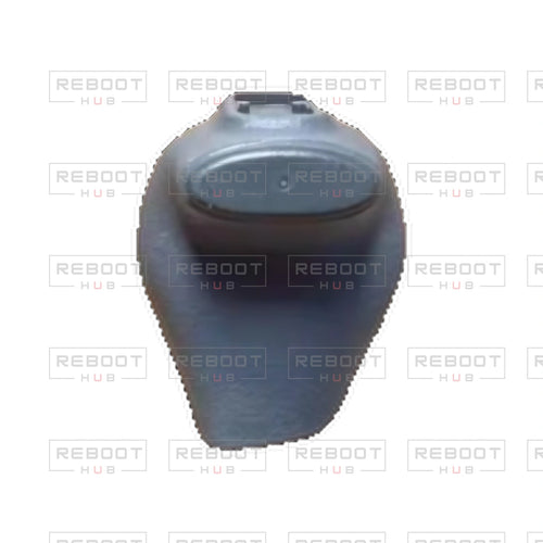 OEM-pulled DJI Air 3 Rear Landing Gear Foot Pad Left on white with Reboot Hub watermark overlay — source view 1