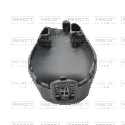 OEM-pulled DJI Air 3 Rear Landing Gear Foot Pad Left on white with Reboot Hub watermark overlay — source view 3