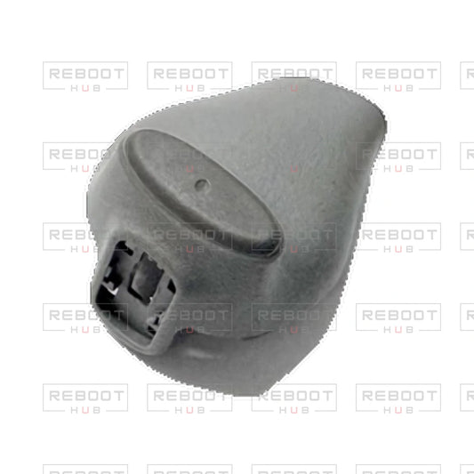OEM-pulled DJI Air 3S Rear Landing Gear Foot Pad Right on white with Reboot Hub watermark overlay — source view 1