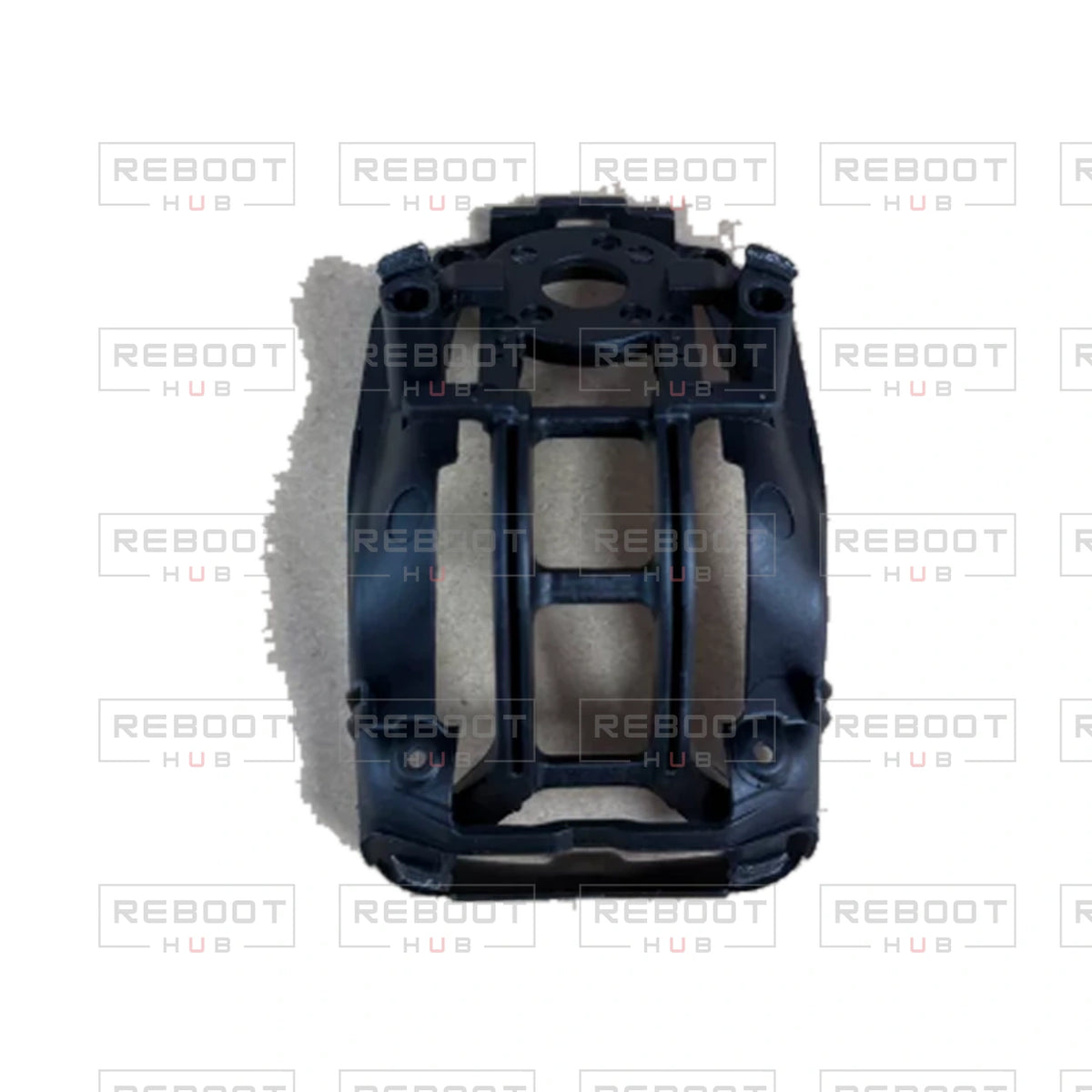 OEM-pulled DJI Air 3 Gimbal Vibration Absorbing Board on white with Reboot Hub watermark overlay — view 3