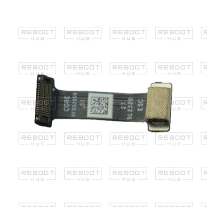 OEM-pulled DJI Air 3S ESC Flexible Flat Cable on white with Reboot Hub watermark overlay — view 2