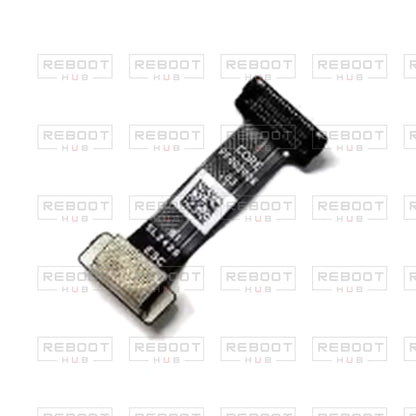 OEM-pulled DJI Air 3S ESC Flexible Flat Cable on white with Reboot Hub watermark overlay — view 4