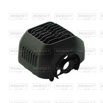 OEM-pulled DJI Air 3 Camera Frame Rear Cover on white with Reboot Hub watermark overlay — view 2