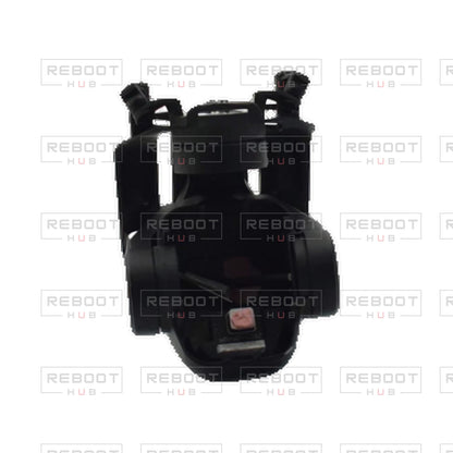 OEM-pulled DJI Air 3 Gimbal Axis Arm Assembly without Lens on white with Reboot Hub watermark overlay — source view 3