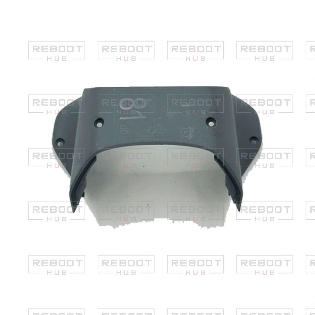 OEM-pulled DJI Air 3 Gimbal Securing Cover on white with Reboot Hub watermark overlay — view 3