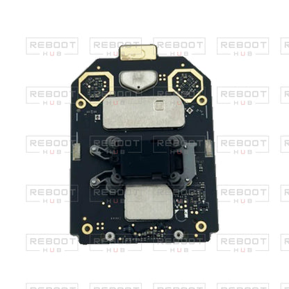 OEM-pulled DJI Air 3S GPS and IMU Board on white with Reboot Hub watermark overlay — source view 2
