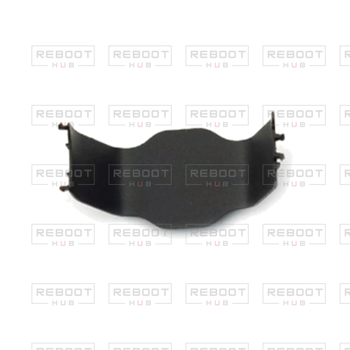 OEM-pulled DJI Air 3 Gimbal Lower Bracket Cover on white with Reboot Hub watermark overlay — view 2