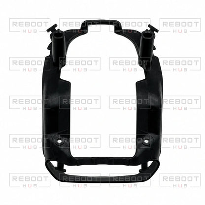 DJI Air 3 Upper Vibration Absorbing Bracket close detail view on white with Reboot Hub watermark overlay