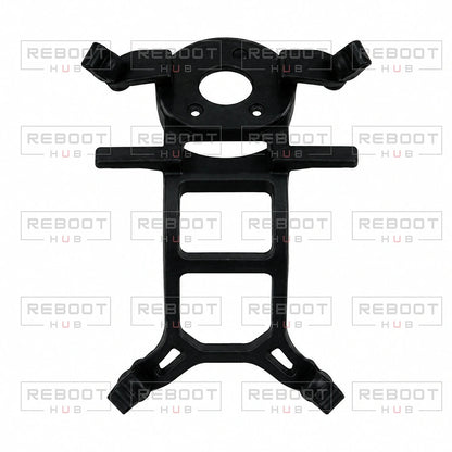 DJI Air 3 Lower Vibration Absorbing Bracket close detail view on white with Reboot Hub watermark overlay
