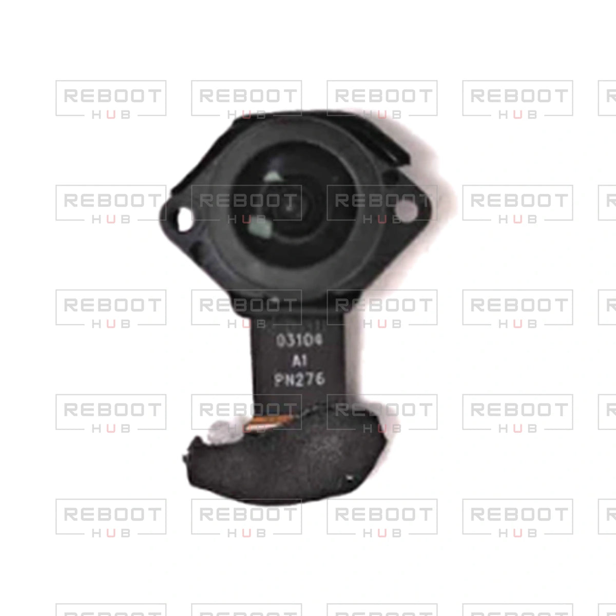 OEM-pulled DJI Air 3 Fisheye Camera on white with Reboot Hub watermark overlay — view 4