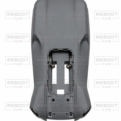 DJI Air 3 Upper Shell close detail view on white with Reboot Hub watermark overlay