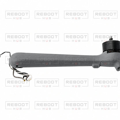 DJI Air 3 Rear Arm Shell with Faulty Motor Right close detail view on white with Reboot Hub watermark overlay