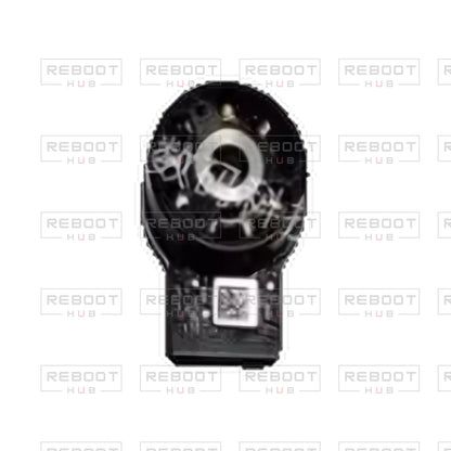 OEM-pulled DJI Air 3S Gimbal Yaw Motor on white with Reboot Hub watermark overlay — source view 2