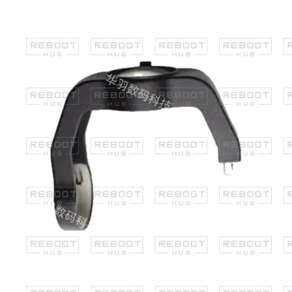 OEM-pulled DJI Air 3S Gimbal Lower Bracket on white with Reboot Hub watermark overlay — view 2