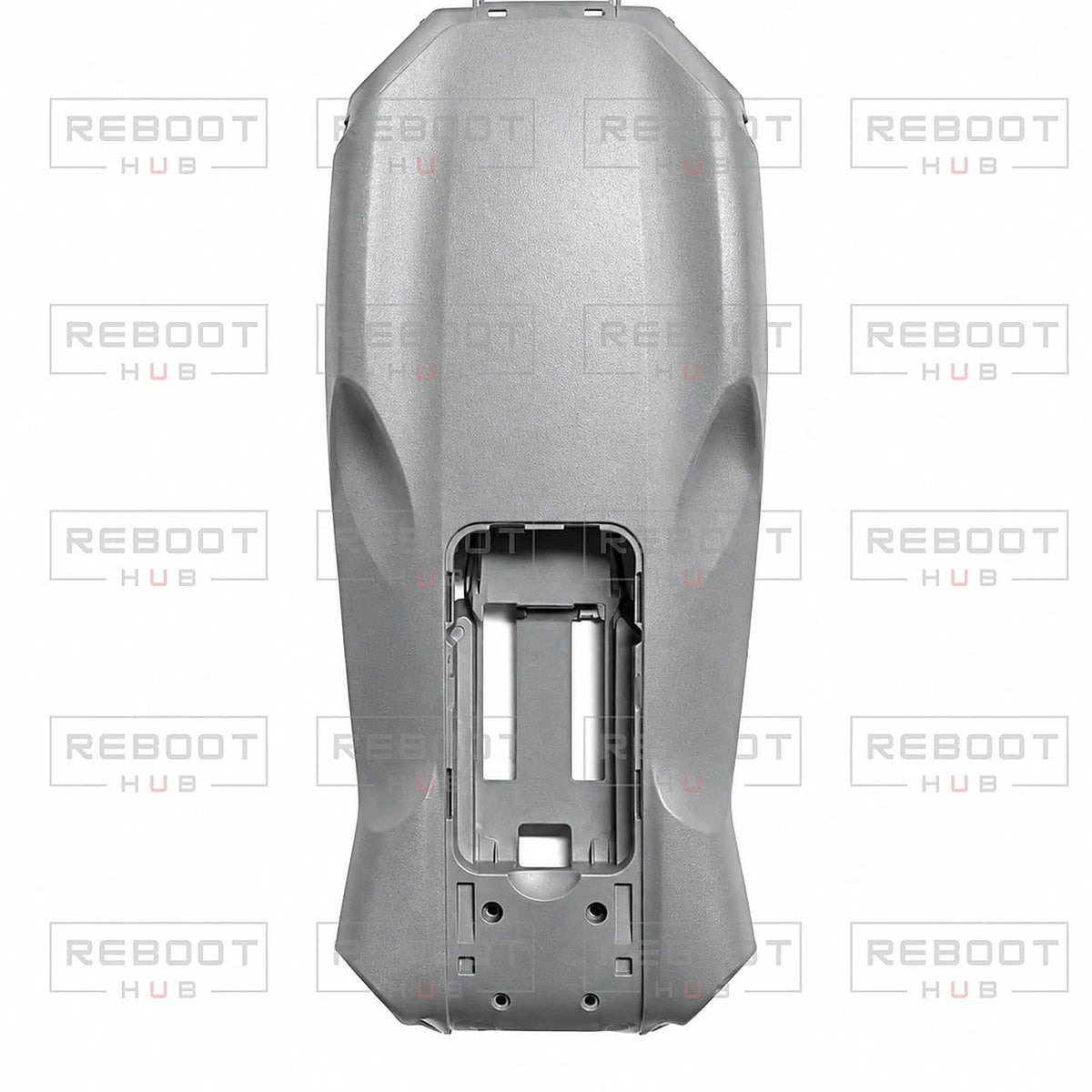 DJI Air 3S Upper Shell close detail view on white with Reboot Hub watermark overlay