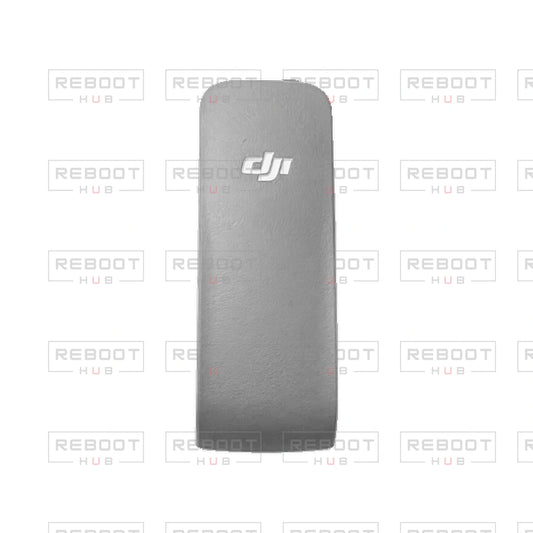 OEM-pulled DJI Air 3S Upper Shell 4G Module Cover on white with Reboot Hub watermark overlay — source view 1