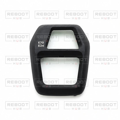 DJI Air 3S Gimbal Filter Assembly with Glass close detail view on white with Reboot Hub watermark overlay