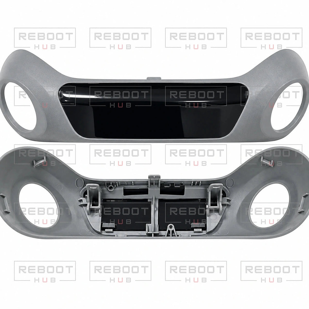 DJI Air 3S Forward Vision Cover close detail view on white with Reboot Hub watermark overlay