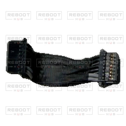 DJI Avata ESC Flexible Flat Cable close detail view on white with Reboot Hub watermark overlay