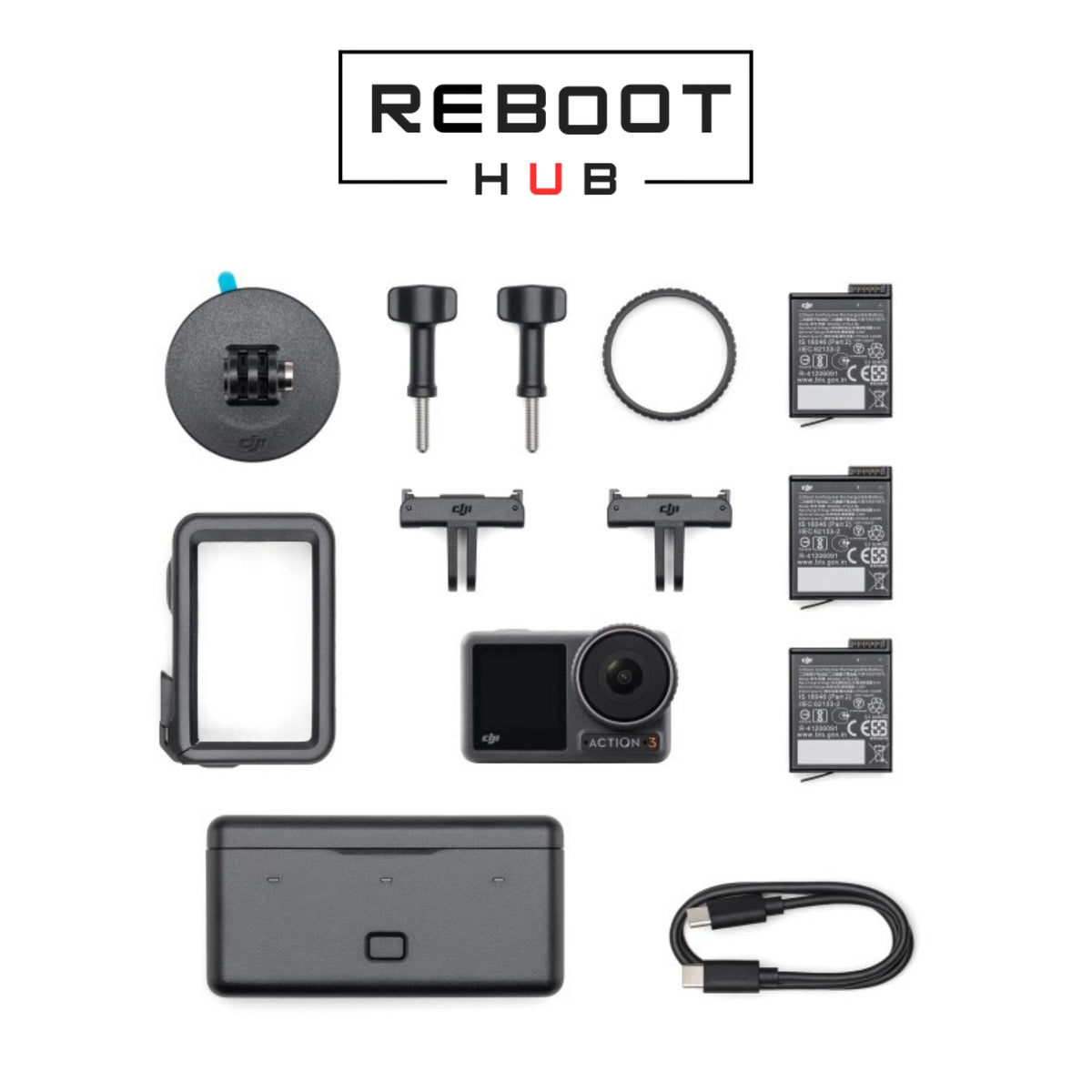 Reboot Hub DJI Osmo Action 3 kamera eller gimbal – faktisk produktfoto 7