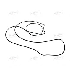 DJI Matrice 30/300/350 Aircraft Lower Shell Heat Sink Sealing Rubber Ring - OEM-pulled repair part photo 1