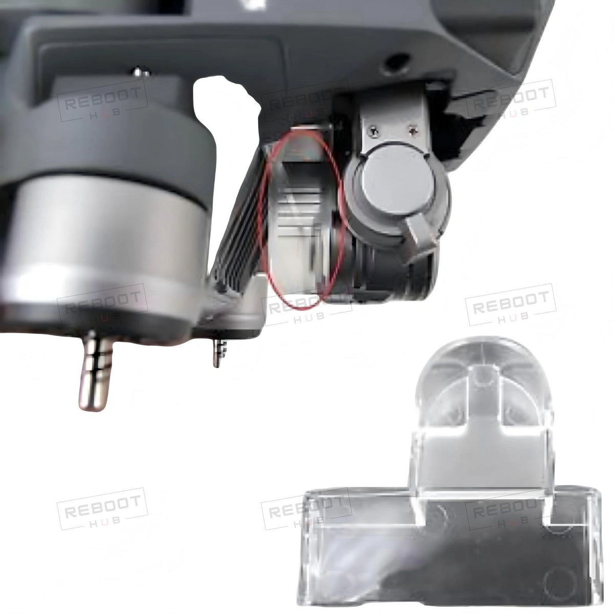 Genuine OEM-Pulled DJI Mavic Pro Gimbal Mounting Bracket (lock) Replacement Part View - 1