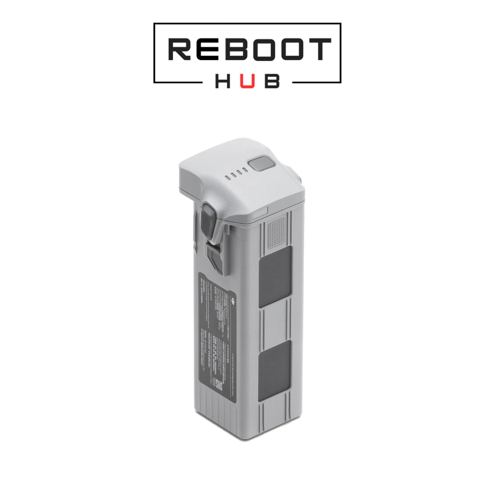 DJI Matrice 4 Series Intelligent Flight Battery - brand-new battery, three-quarter top view with power button