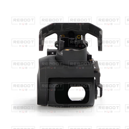 Close detail of OEM-pulled DJI Mavic Mini Gimbal Axis Arm Assembly without Lens with Reboot Hub watermark overlay