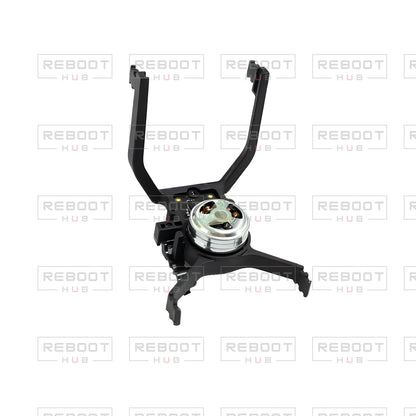 Close detail of OEM-pulled DJI Mini 2 Gimbal Vibration Bracket with Yaw Motor with Reboot Hub watermark overlay
