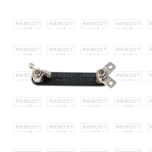 OEM-pulled DJI Mavic Mini Arm Hinge Axis Set on white with Reboot Hub watermark overlay — view 1