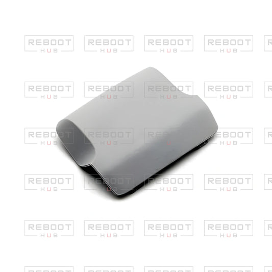 OEM-pulled DJI Mavic Mini Battery Compartment Cover on white with Reboot Hub watermark overlay — view 1