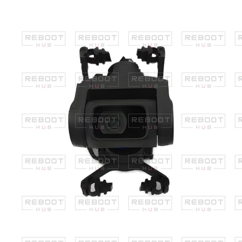 OEM-pulled DJI Mavic Mini Gimbal Assembly on white with Reboot Hub watermark overlay — view 1
