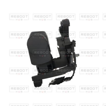 OEM-pulled DJI Mavic Mini Gimbal Assembly on white with Reboot Hub watermark overlay — view 4