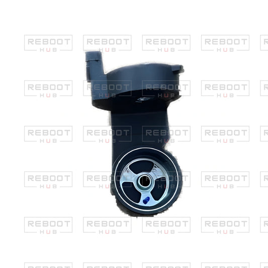 OEM-pulled DJI Mavic Mini Gimbal Axis Arm Upper Bracket on white with Reboot Hub watermark overlay — view 1
