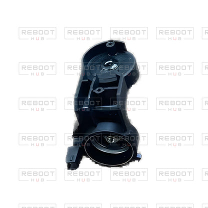 OEM-pulled DJI Mavic Mini Gimbal Axis Arm Upper Bracket on white with Reboot Hub watermark overlay — view 2