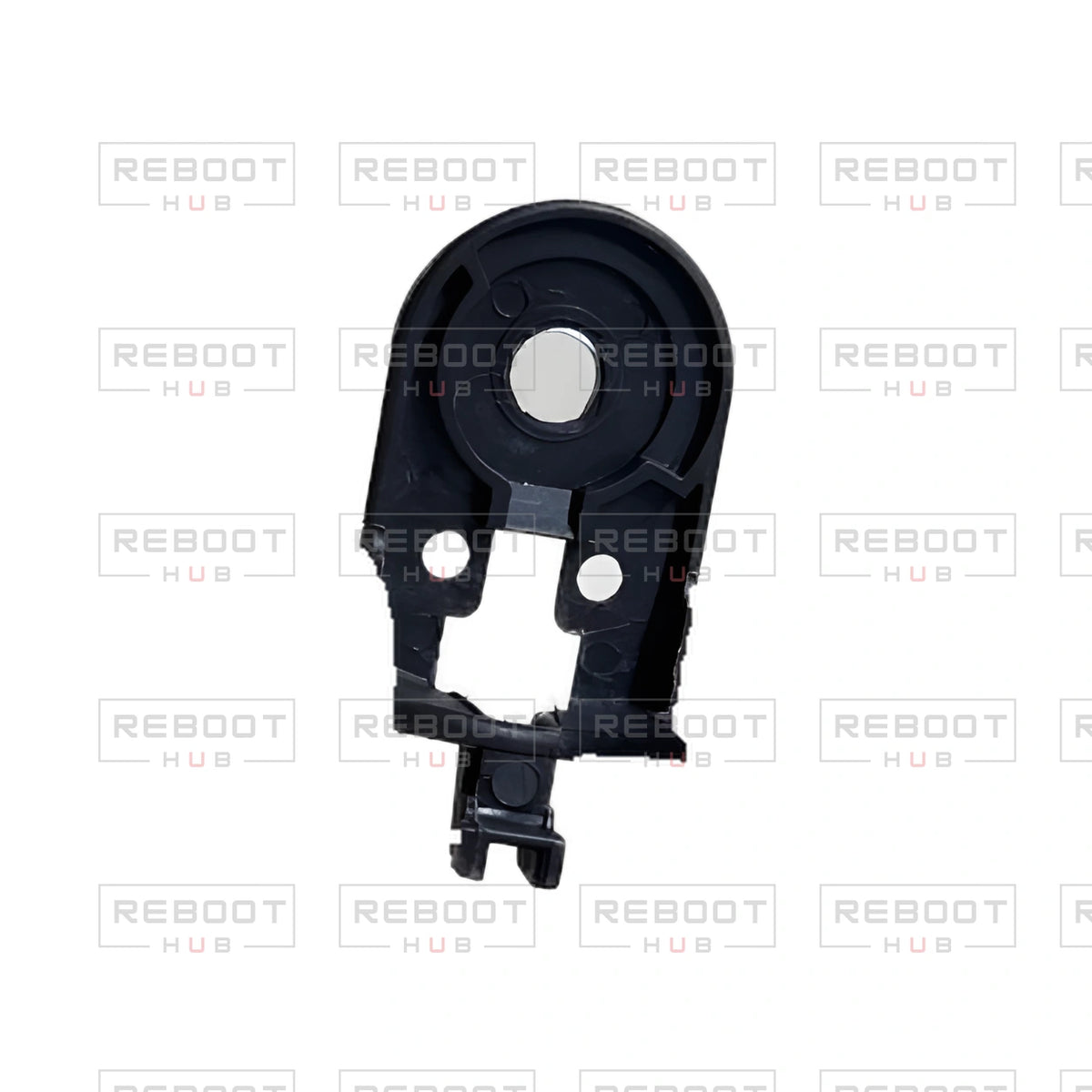 OEM-pulled DJI Mavic Mini Gimbal Limit Stop on white with Reboot Hub watermark overlay — view 7