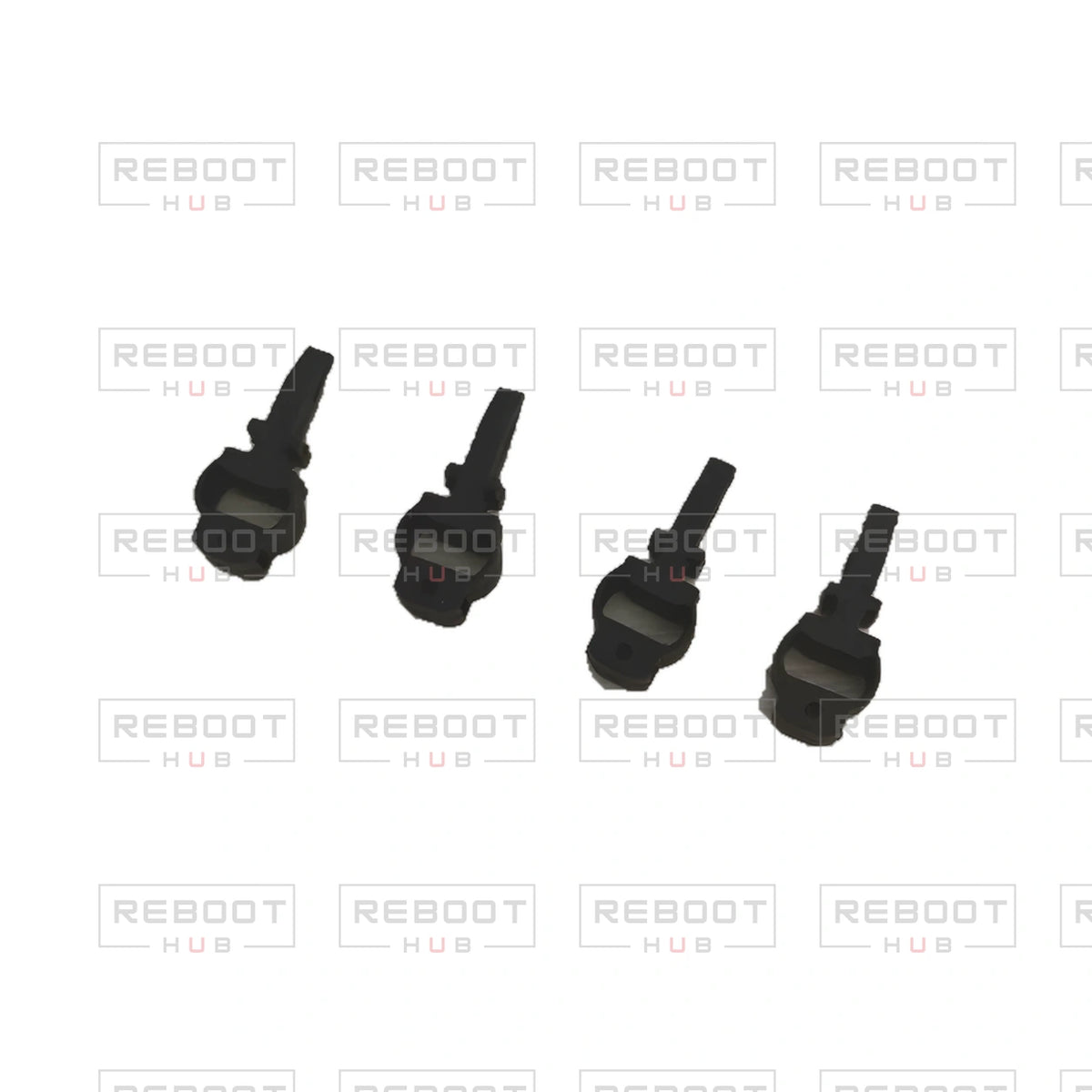 OEM-pulled DJI Mavic Mini Gimbal Rubber Damper Set (4 Pieces) on white with Reboot Hub watermark overlay — view 1