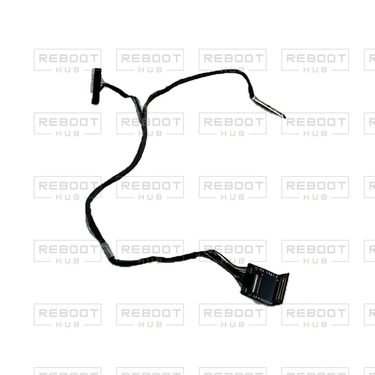 OEM-pulled DJI Mavic Mini Gimbal Signal Cable on white with Reboot Hub watermark overlay — view 3