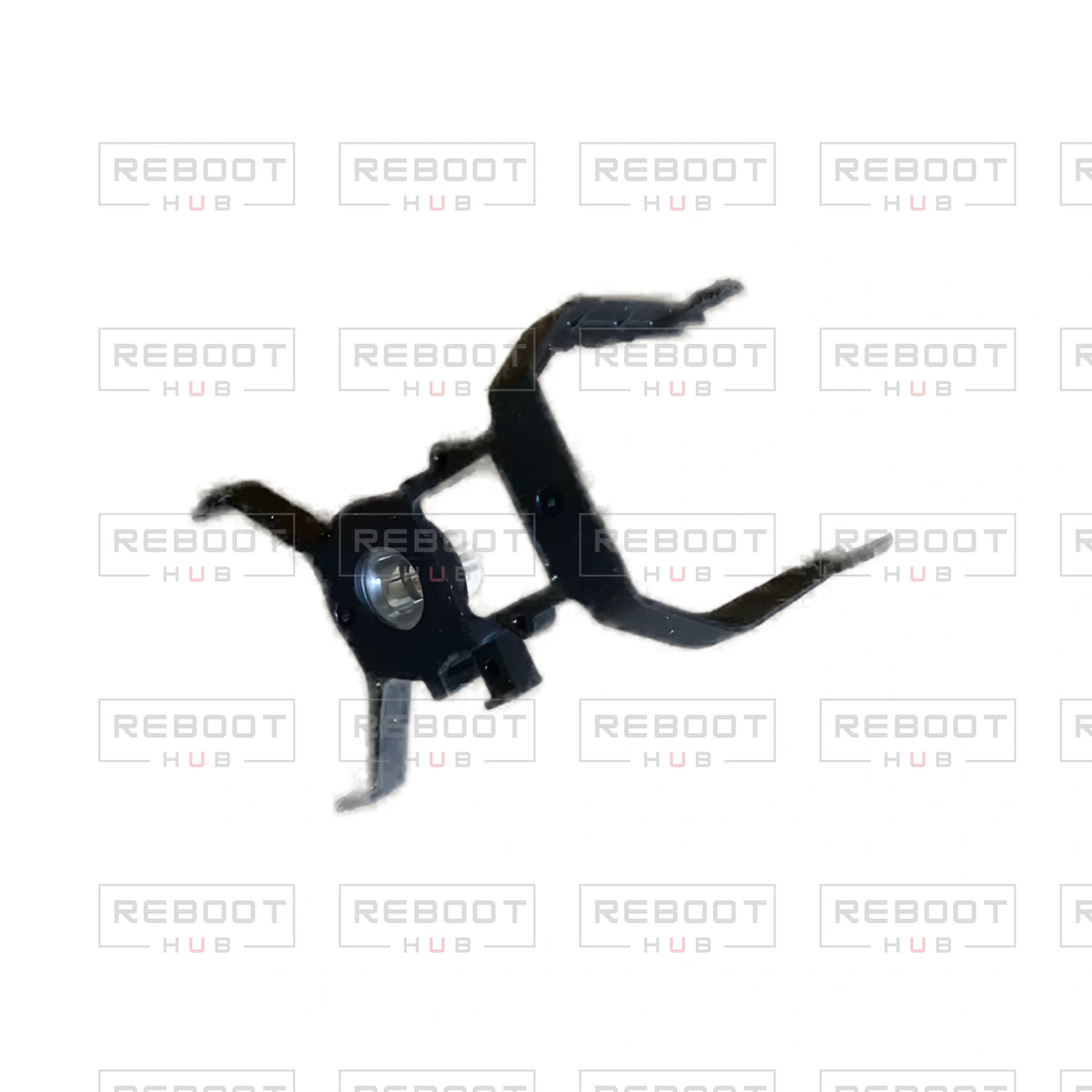 OEM-pulled DJI Mavic Mini Gimbal Vibration Absorbing Bracket on white with Reboot Hub watermark overlay — view 5