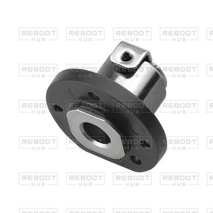 OEM-pulled DJI Mavic Mini Rear Arm Hinge Axis Right on white with Reboot Hub watermark overlay — view 1