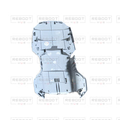 OEM-pulled DJI Mavic Mini Upper Shell on white with Reboot Hub watermark overlay — view 5