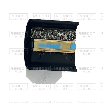 OEM-pulled DJI Mini 2 Camera Lens Rear Cover on white with Reboot Hub watermark overlay — view 1