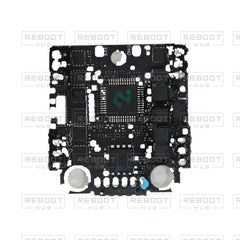 OEM-pulled DJI Mini 2 ESC Board on white with Reboot Hub watermark overlay — view 2
