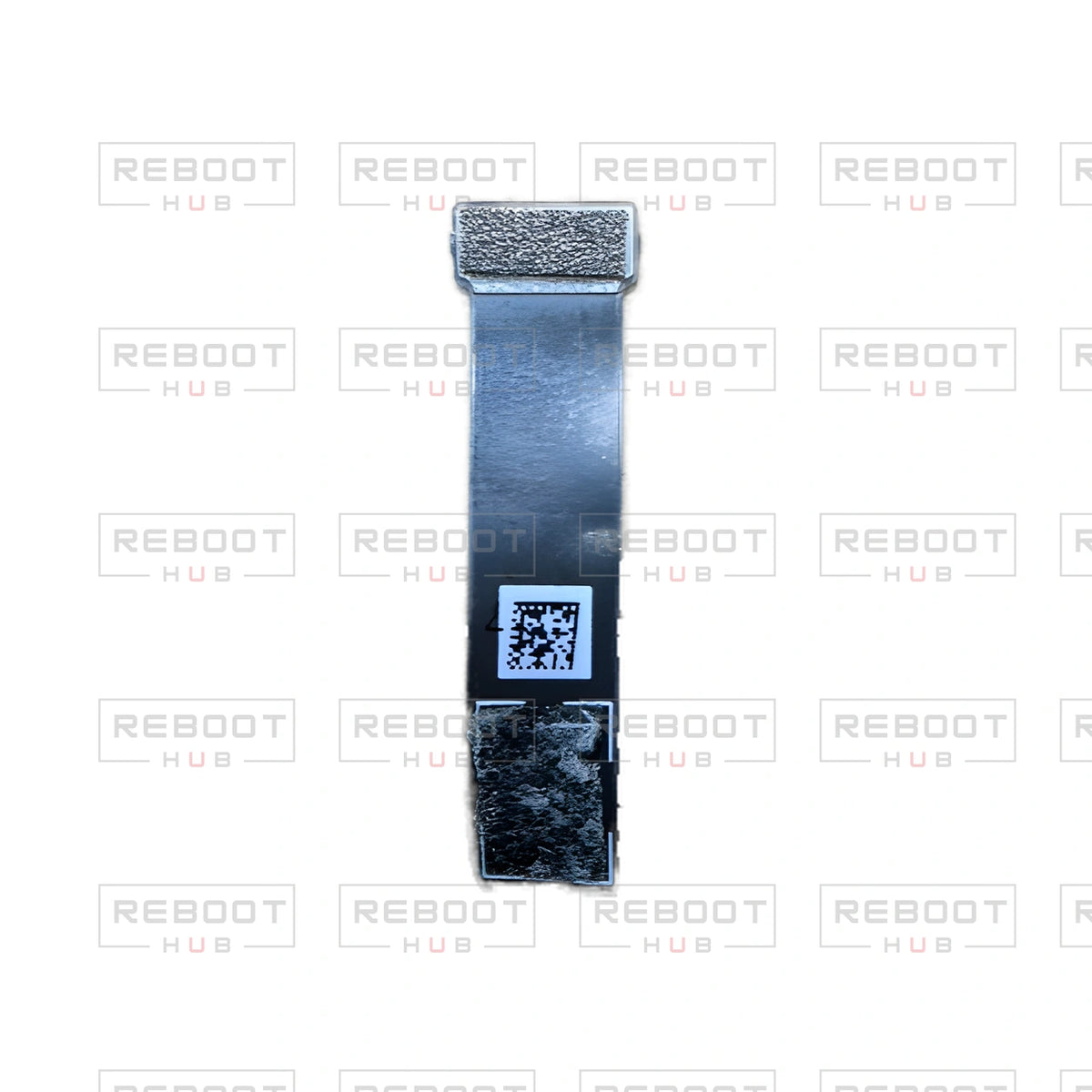 OEM-pulled DJI Mini 2 ESC Flexible Flat Cable on white with Reboot Hub watermark overlay — view 2