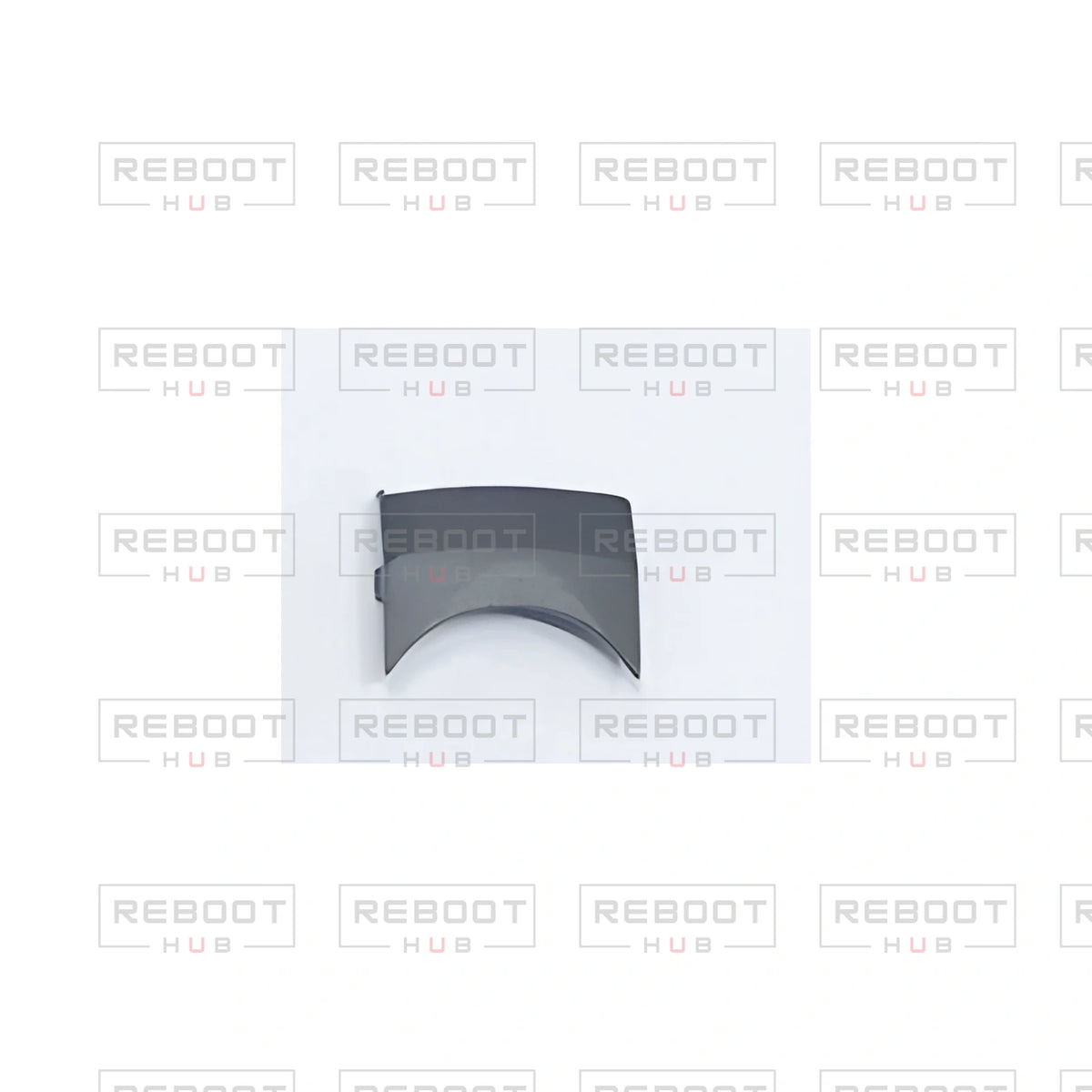 OEM-pulled DJI Mini 2 Gimbal Cover Plate on white with Reboot Hub watermark overlay — view 1