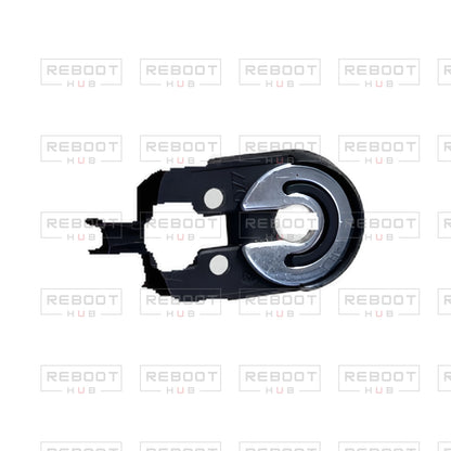 OEM-pulled DJI Mini 2 Gimbal Limit Stop on white with Reboot Hub watermark overlay — view 8