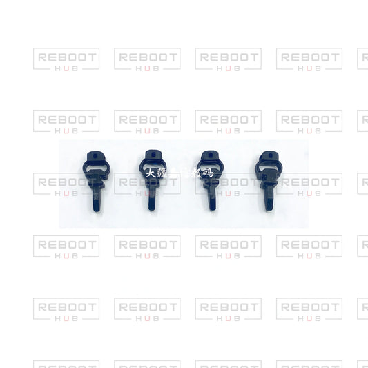 OEM-pulled DJI Mini 2 Gimbal Rubber Damper Set (4 Pieces) on white with Reboot Hub watermark overlay — view 1